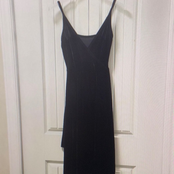 Black Sleeveless Spaghetti Strap Mini Dress - Picture 1 of 7